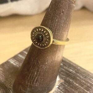Black Onyx Ring Size 6